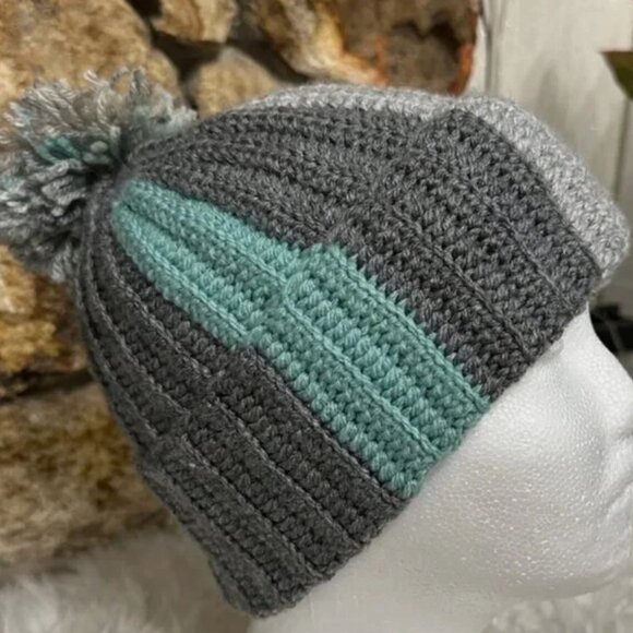 Handmade Knitted Hat Knit Beanie with Pom Gift for Christmas Hats Unisex main image 6